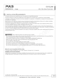 CS10.244 Datasheet Page 4