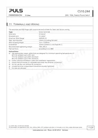 CS10.244 Datasheet Pagina 11