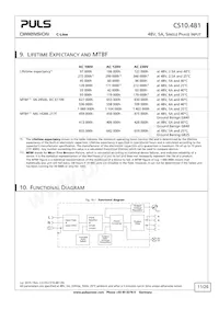 CS10.481 Datasheet Pagina 11