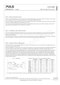 CS10.481 Datasheet Pagina 23