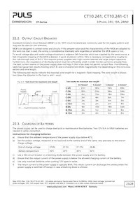 CT10.241-C1 Datasheet Page 23