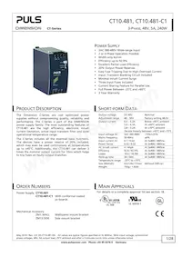 CT10.481 Datasheet Cover