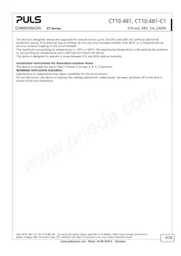 CT10.481 Datasheet Page 4