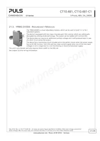 CT10.481 데이터 시트 페이지 21