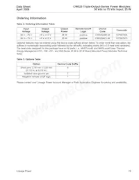 CW025ACL-M Datasheet Page 19