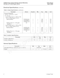 CW025CL-M Datasheet Pagina 4