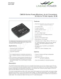 CW030B-M Datasheet Cover