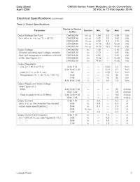 CW030B-M Datasheet Page 3