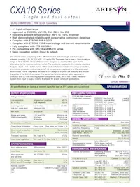 CXA10-48D12 데이터 시트 표지