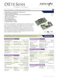 CXE15-48S05 Datasheet Cover