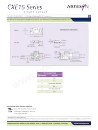 CXE15-48S05 Datasheet Pagina 3