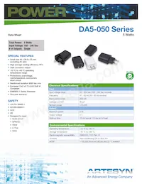 DA5-050CH-B Datasheet Cover