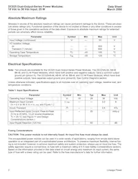 DC025CL-M Datasheet Page 2