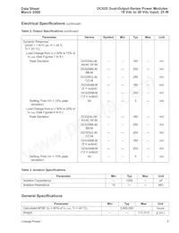 DC025CL-M Datasheet Page 5