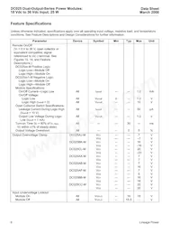 DC025CL-M Datasheet Pagina 6