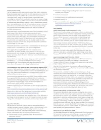 DCM3623T75H17C2M00 Datasheet Page 19