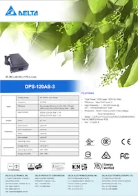 DPS-120AB-3 B Datasheet Cover