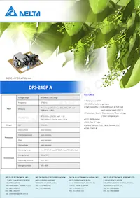 DPS-24GP A數據表 封面