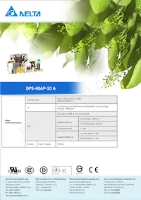 DPS-40AP-10 A Datasheet Page 2