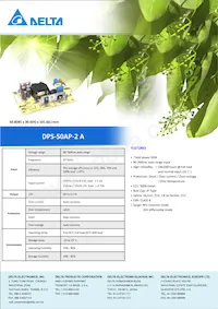 DPS-50AP-2 A Datasheet Cover