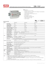 DR-100-24 Datasheet Cover