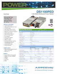 DS1100PED-3-001 데이터 시트 표지