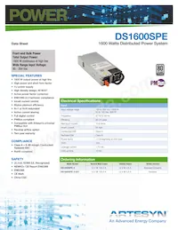 DS1600SPE-3-001 데이터 시트 표지