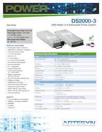 DS2000-3-001 Datasheet Cover