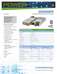 DS500SPE-3-001 Datasheet Cover