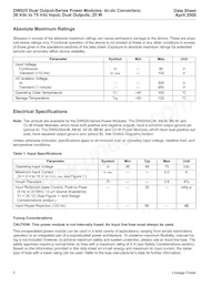 DW025CL-M Datasheet Pagina 2