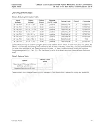 DW025CL-M Datasheet Page 19