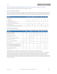 EVK011A0B41Z Datasheet Page 2