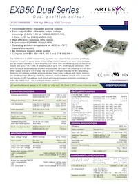 EXB50-48D3V3-1V8 Datasheet Cover