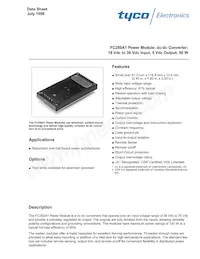 FC250A1 데이터 시트 표지