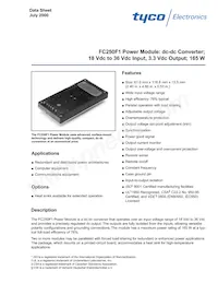 FC250F1 Datasheet Copertura