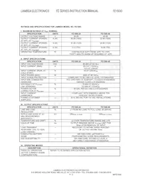 FE-1500-48-NA Datasheet Pagina 3