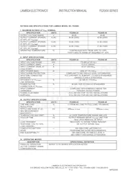 FE-2000-48-RA Datasheet Pagina 3