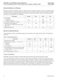 FW300A1 Datasheet Page 2