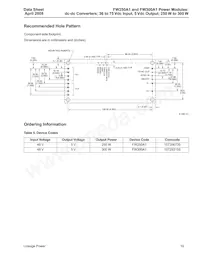 FW300A1 Datasheet Page 19