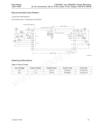 FW300A1 Datasheet Pagina 19