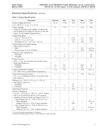 FW300B1 Datasheet Page 3