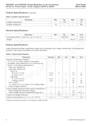 FW300B1 Datasheet Page 4