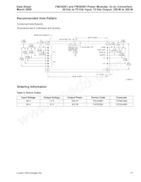 FW300B1 Datasheet Page 17