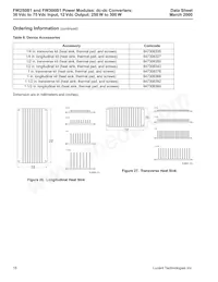 FW300B1 Datasheet Page 18