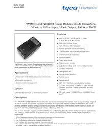FW300R1 Datasheet Cover