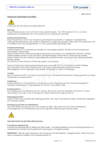 GWS25048/CO2 Datasheet Page 3