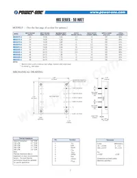 HBS050ZE-A Datasheet Pagina 2
