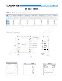 HBS100YG-A數據表 頁面 2