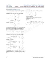 HW006A0M1-S Datasheet Page 18