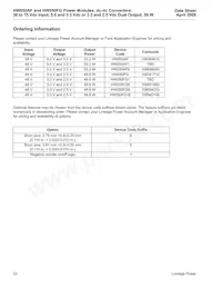 HW050FG Datasheet Page 22